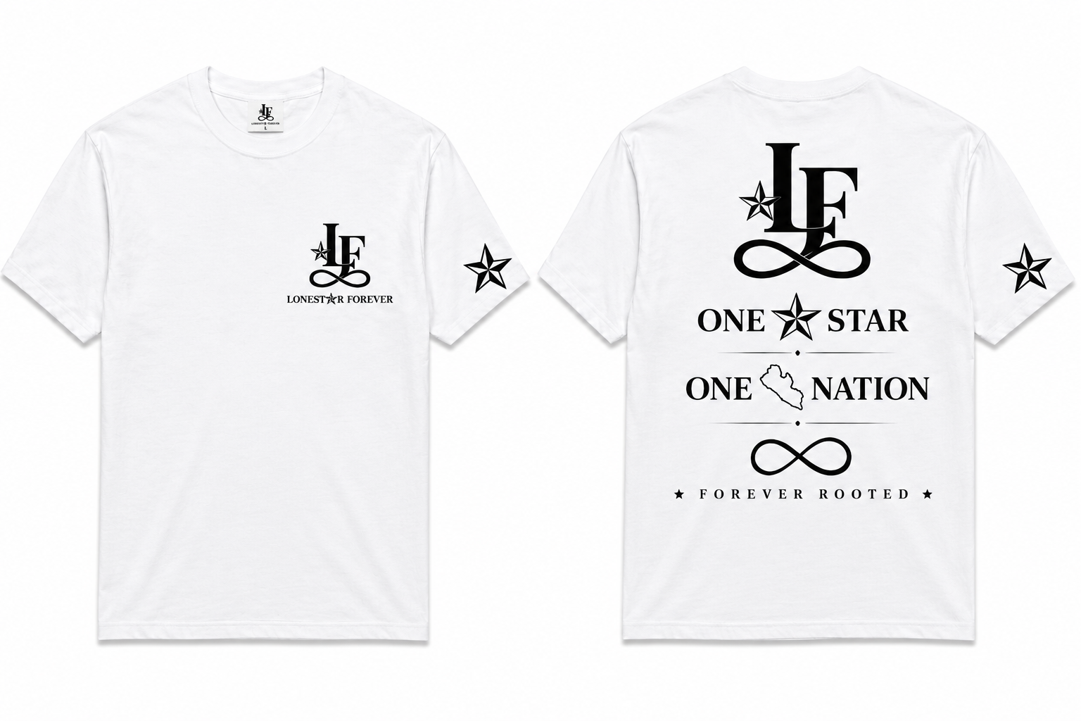 LONESTAR FOREVER WHITE TEE