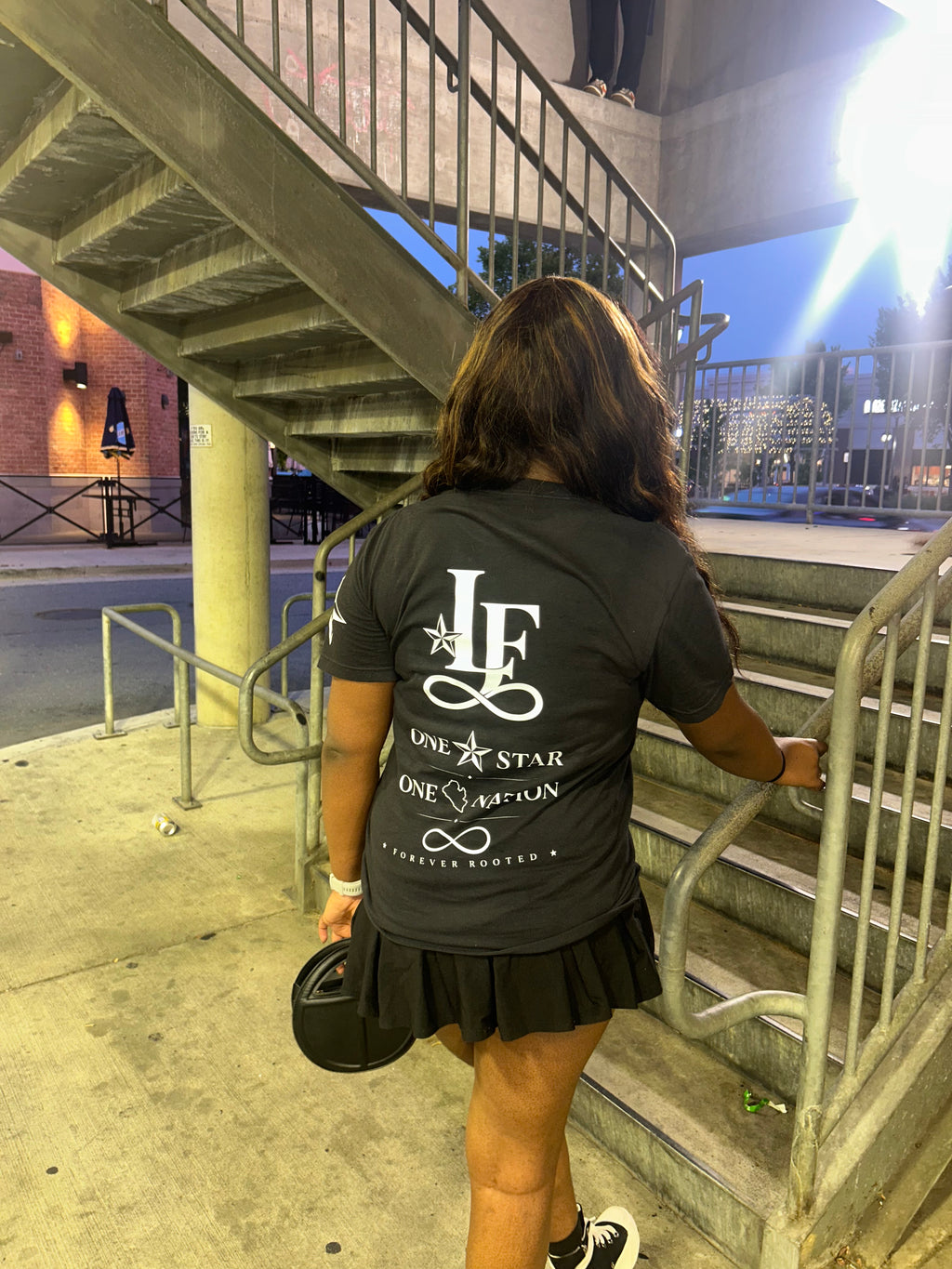 LONESTAR FOREVER BLACK TEE