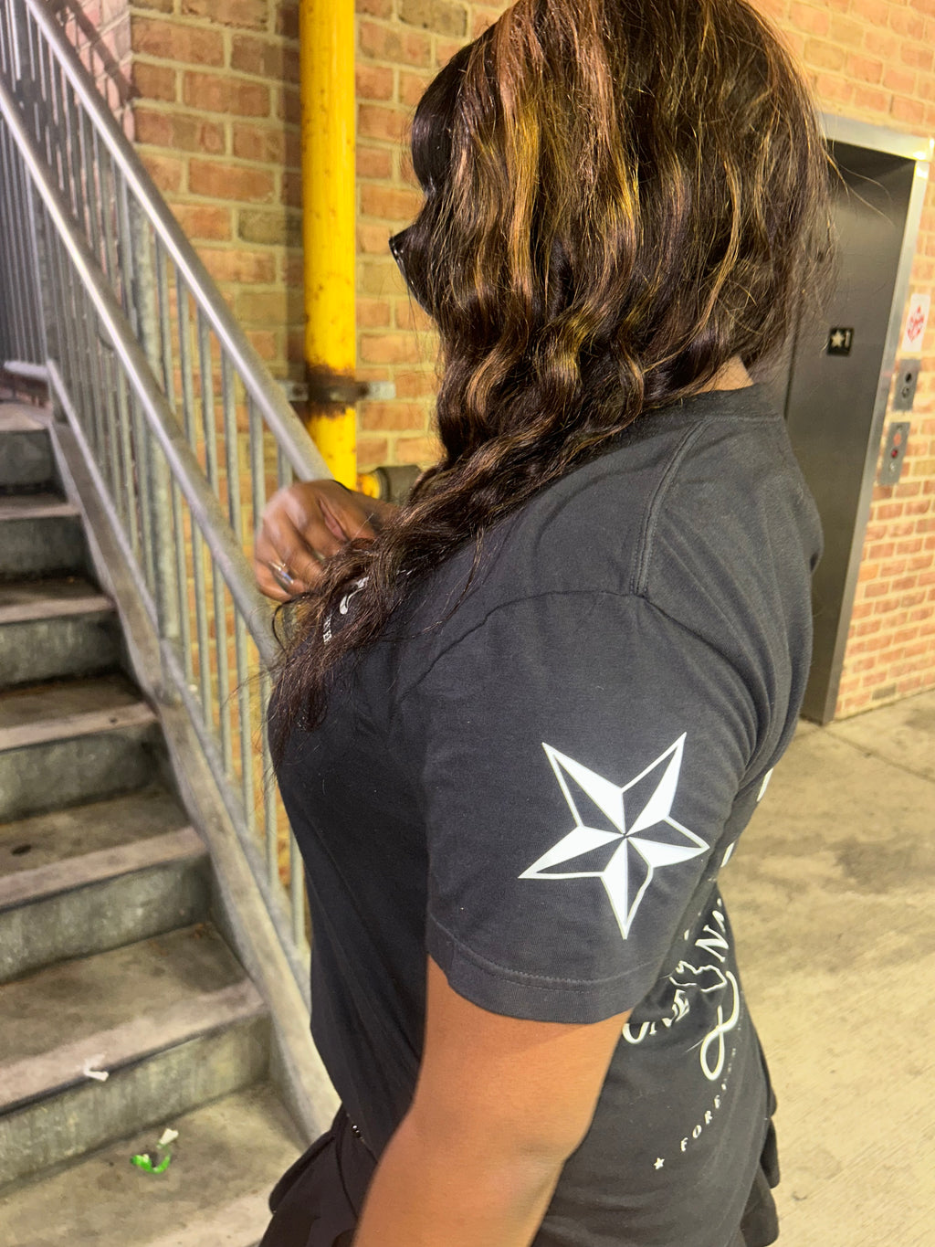 LONESTAR FOREVER BLACK TEE